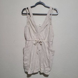 Anthropologie Daily Practice The Playa Del Amore Romper Size S Sand